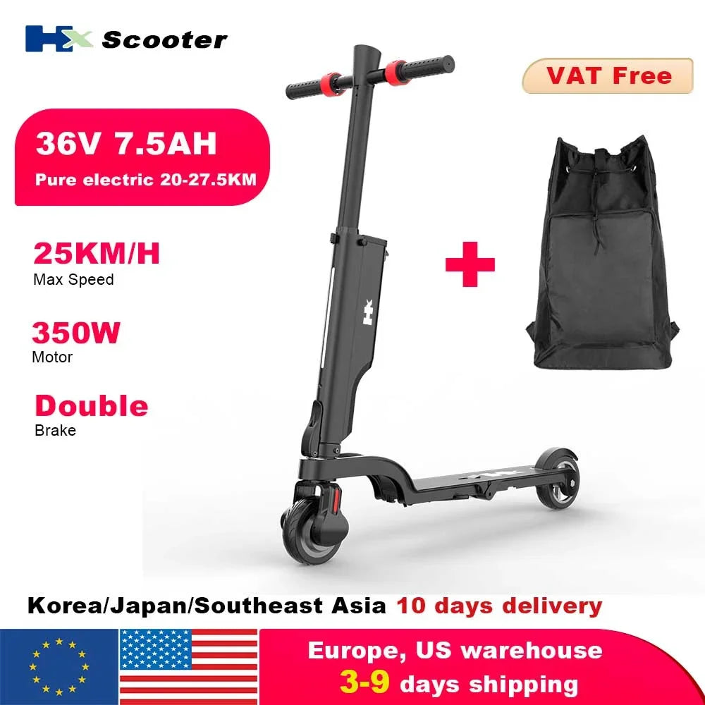 HX Electric Scooter X6 Foldable 350W 25kmh