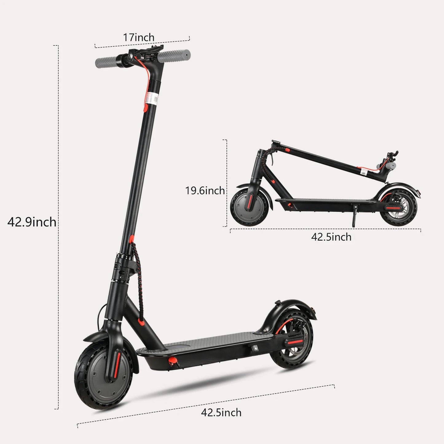 FREEBOY Electric Scooter Explosion-Proof Tires for Adults