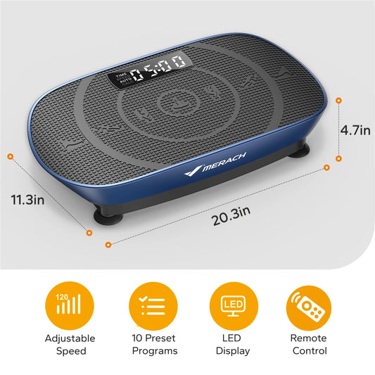 MERACH Vibration Plate Exercise Machine For Whole Body Workout