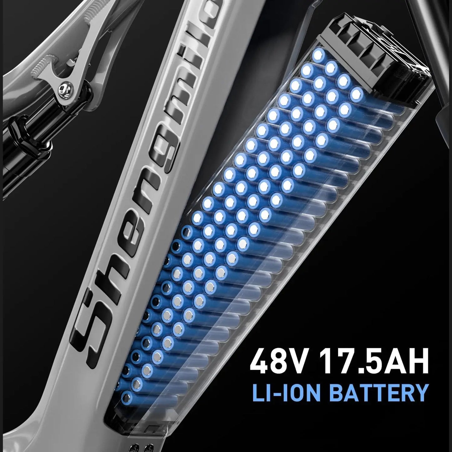 Shengmilo Electric Mountain Bike Dual Motor 2000W Aluminum Alloy Frame