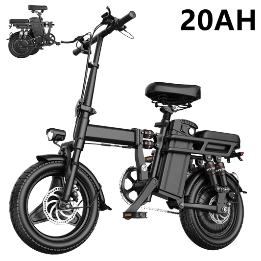Origin Folding Electric Bike 500W Peak Motor, 48V Lithium Battery