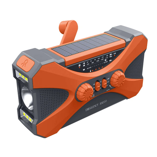 Portable Charger 10000mAh Solar Hand Crank Radio Emergency