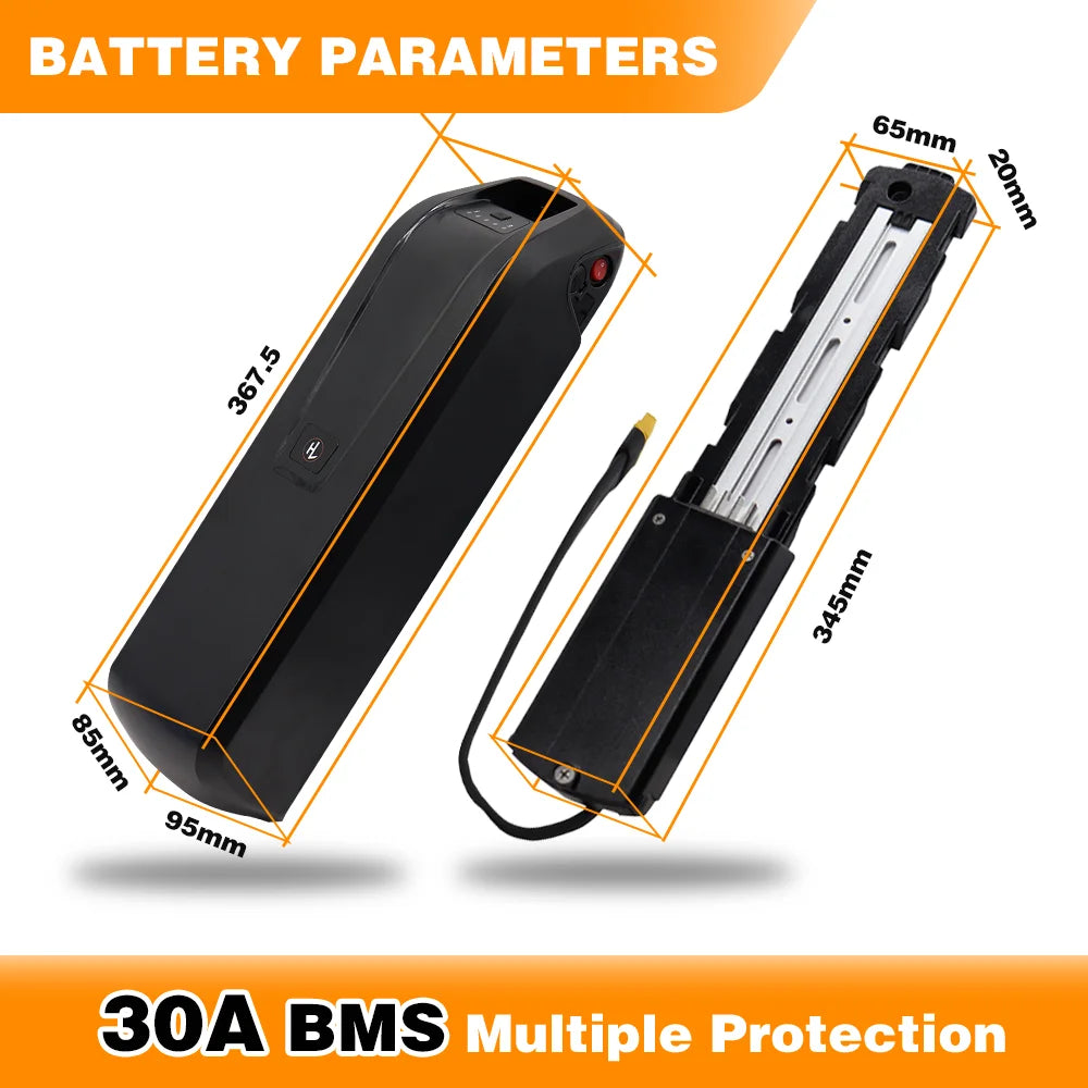 Cheterdoli Ebike Battery 36V 48V 10-20Ah Lithium Ion Long Range