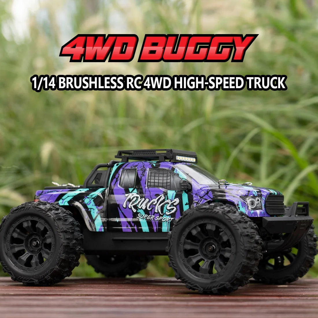 JIUSI RC Car Brushless 4WD MT14R PT14R High Speed Offroad