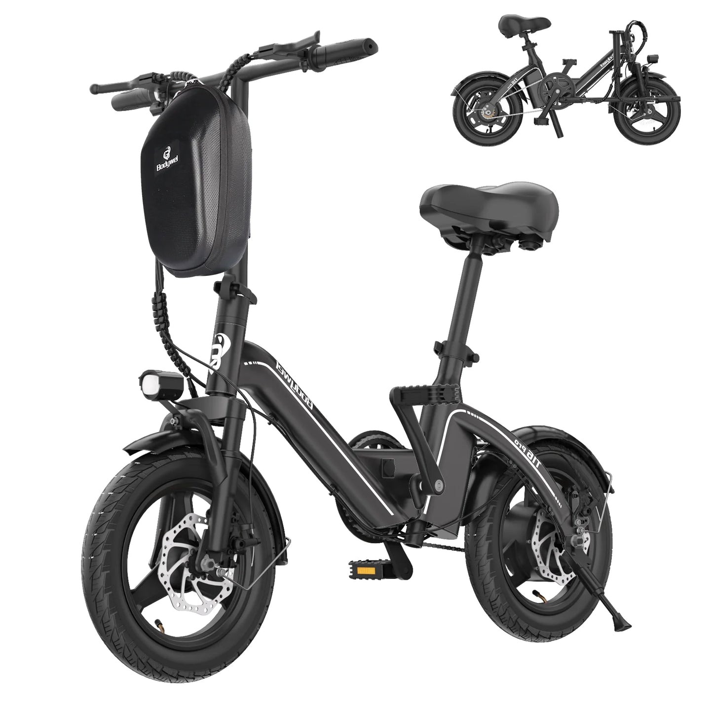 Bodywel Electric Bicycle Folding Aluminum Frame 250W