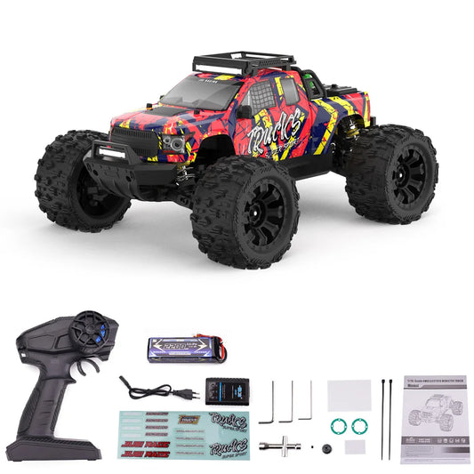 JIUSICE RC Car Brushless 4WD Off-Road Speed 80kmh Performance