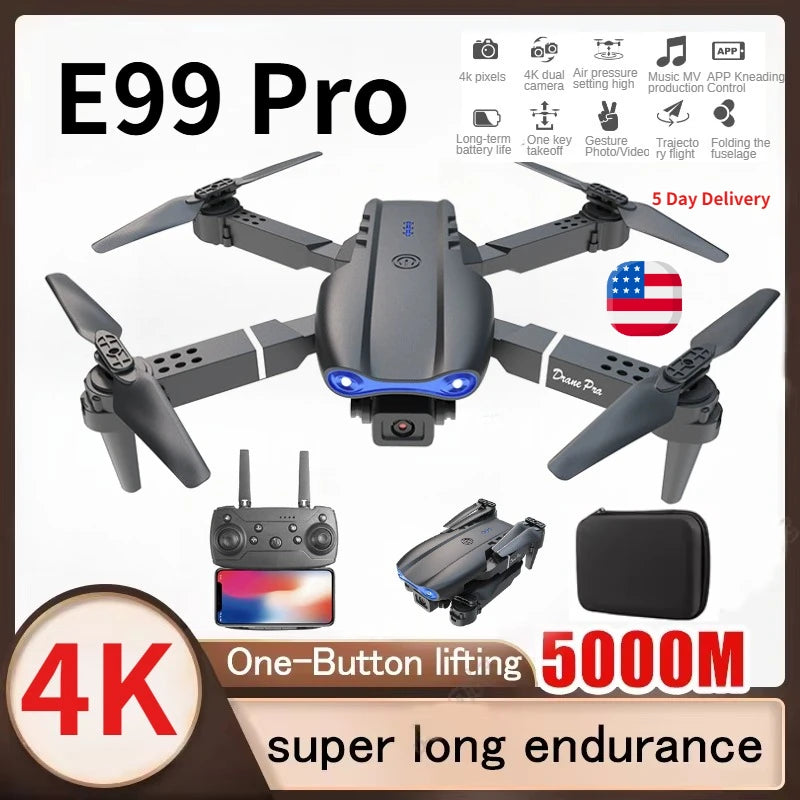 Drone Foldable 4K Dual Camera Quadcopter for Aerial Photography