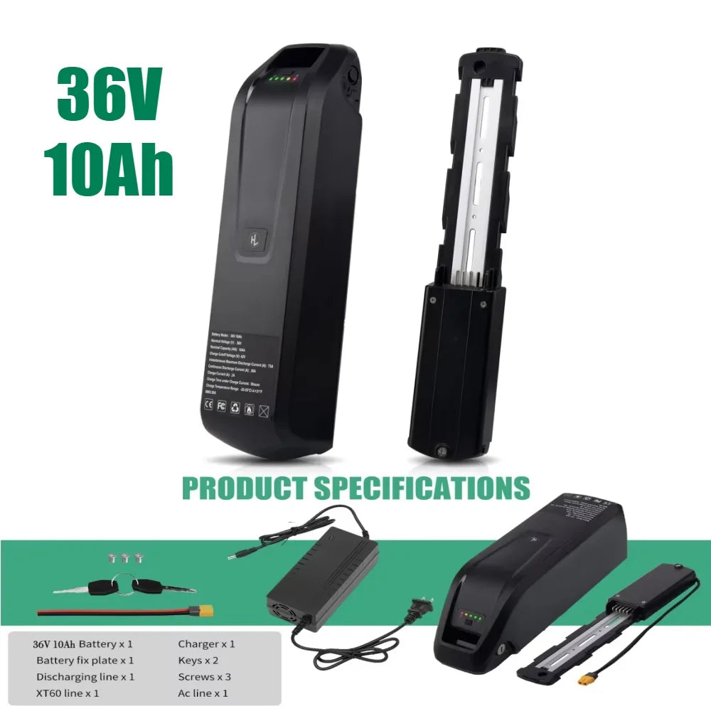Cheterdoli Ebike Battery 36V 48V 10-20Ah Lithium Ion Long Range