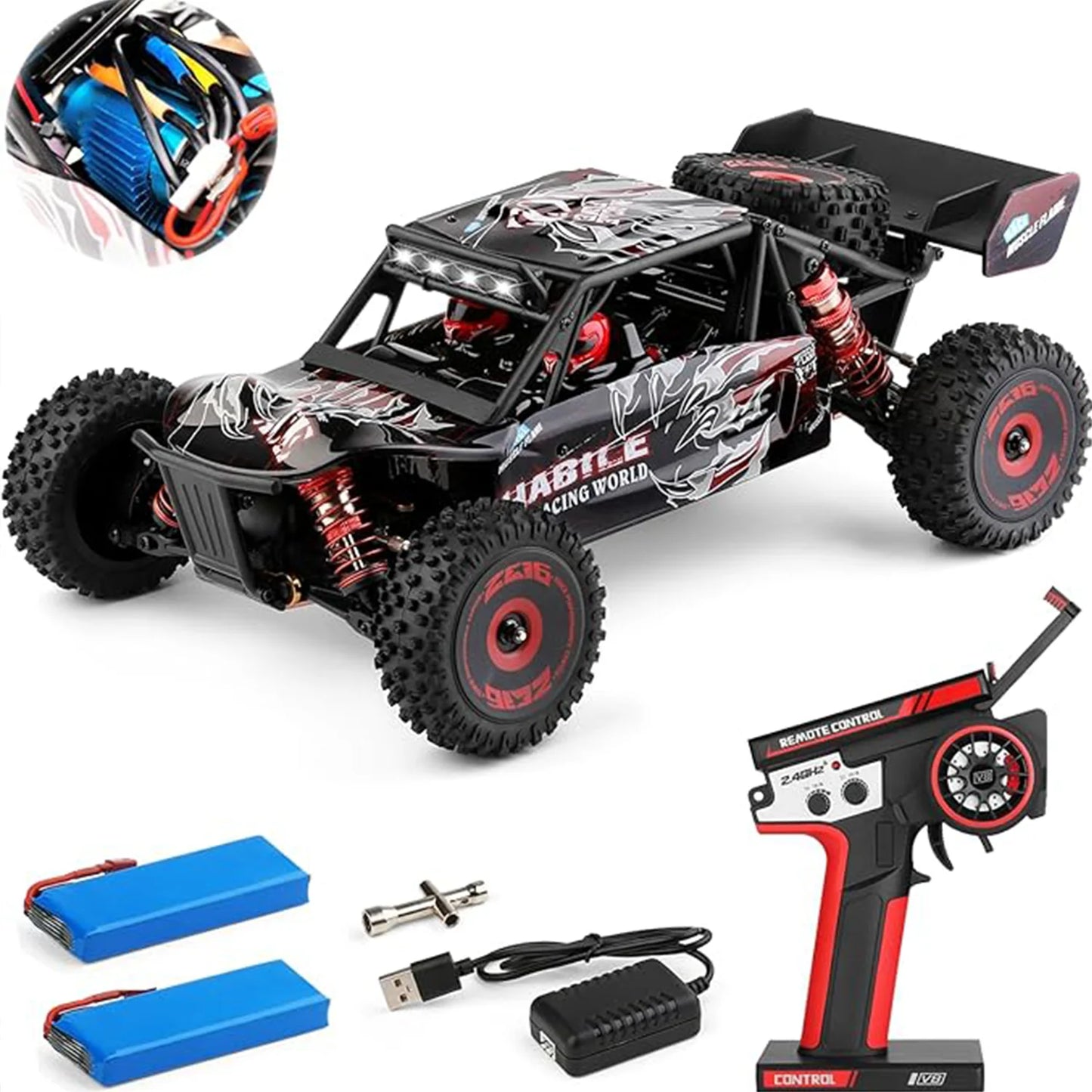 WLtoys 124016 Brushless RC Car With Independent ESC