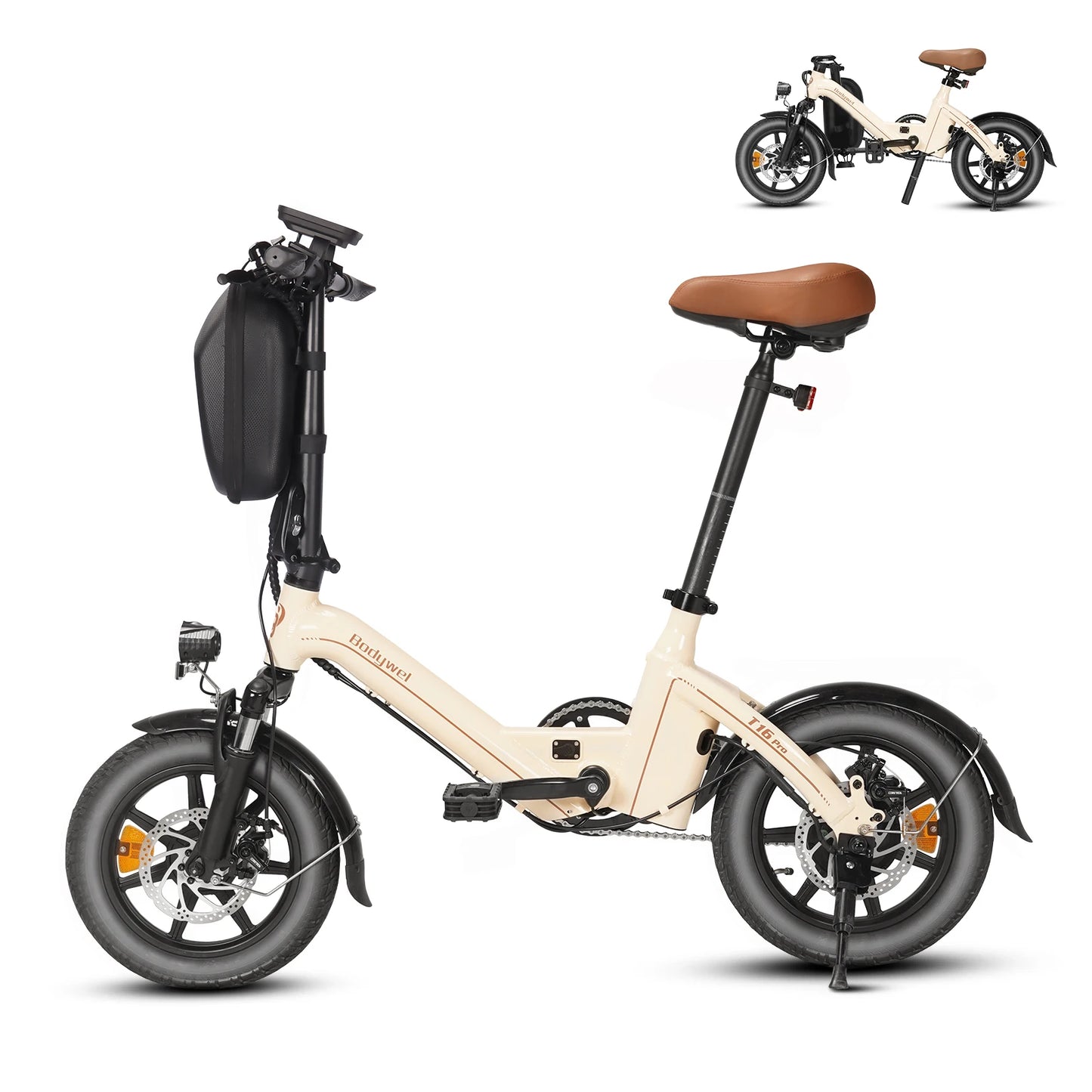 Bodywel Electric Bicycle Folding Aluminum Frame 250W