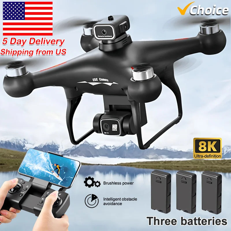 QJ Drone 8K Dual Camera Professional Grade Edition
