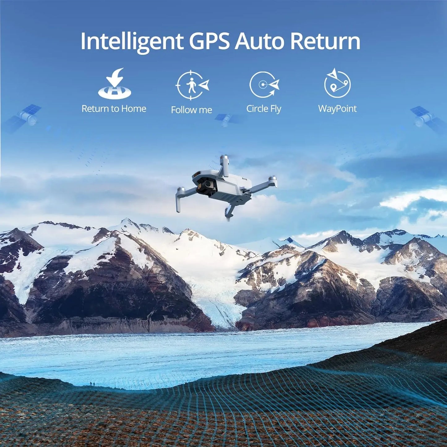 Potensic Drone With C0 Single-Axis Gimbal 4K GPS Professional