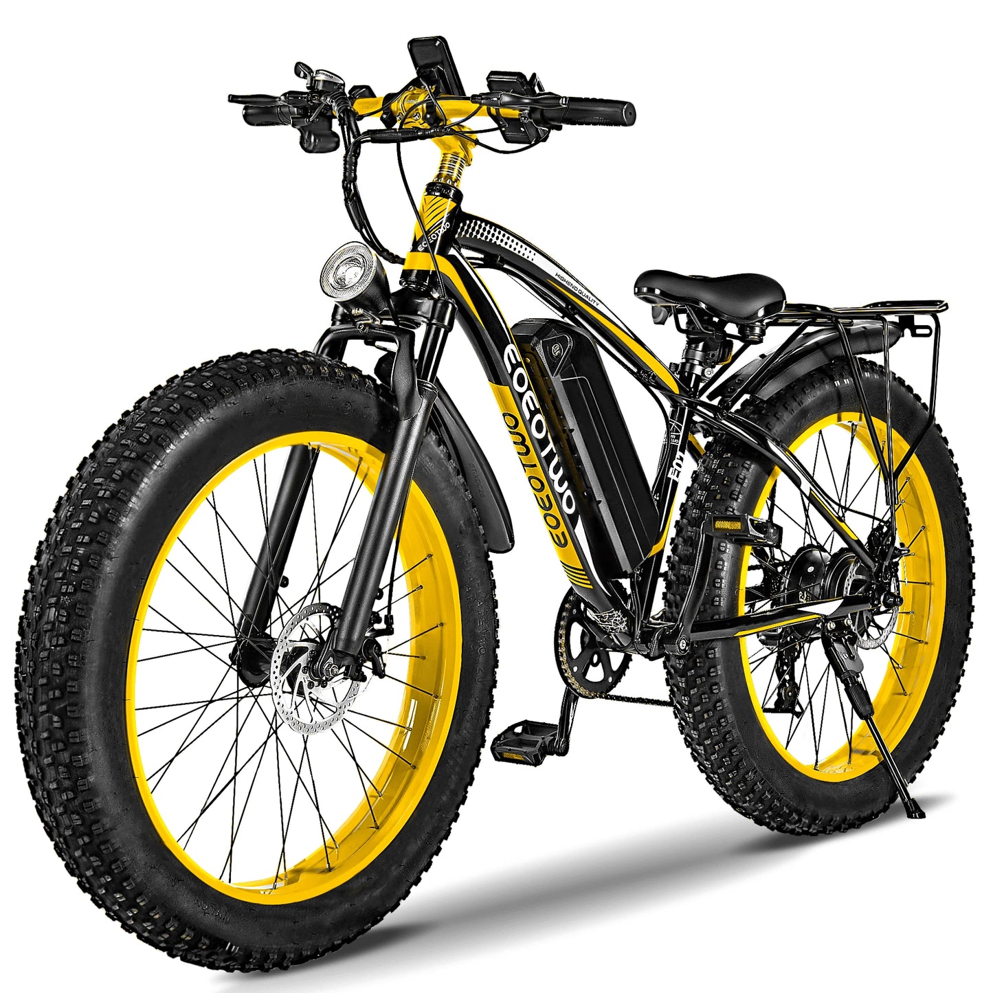 EOEOTWO E01 Electric Fat Tire Mountain Bike 1500W Peak