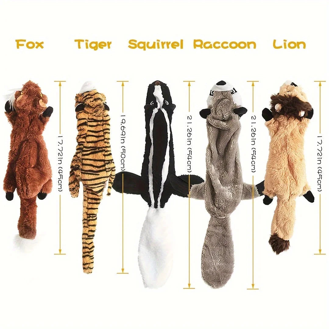 Plush Squeaky Dog Toy Durable Chew For All Breeds Gift