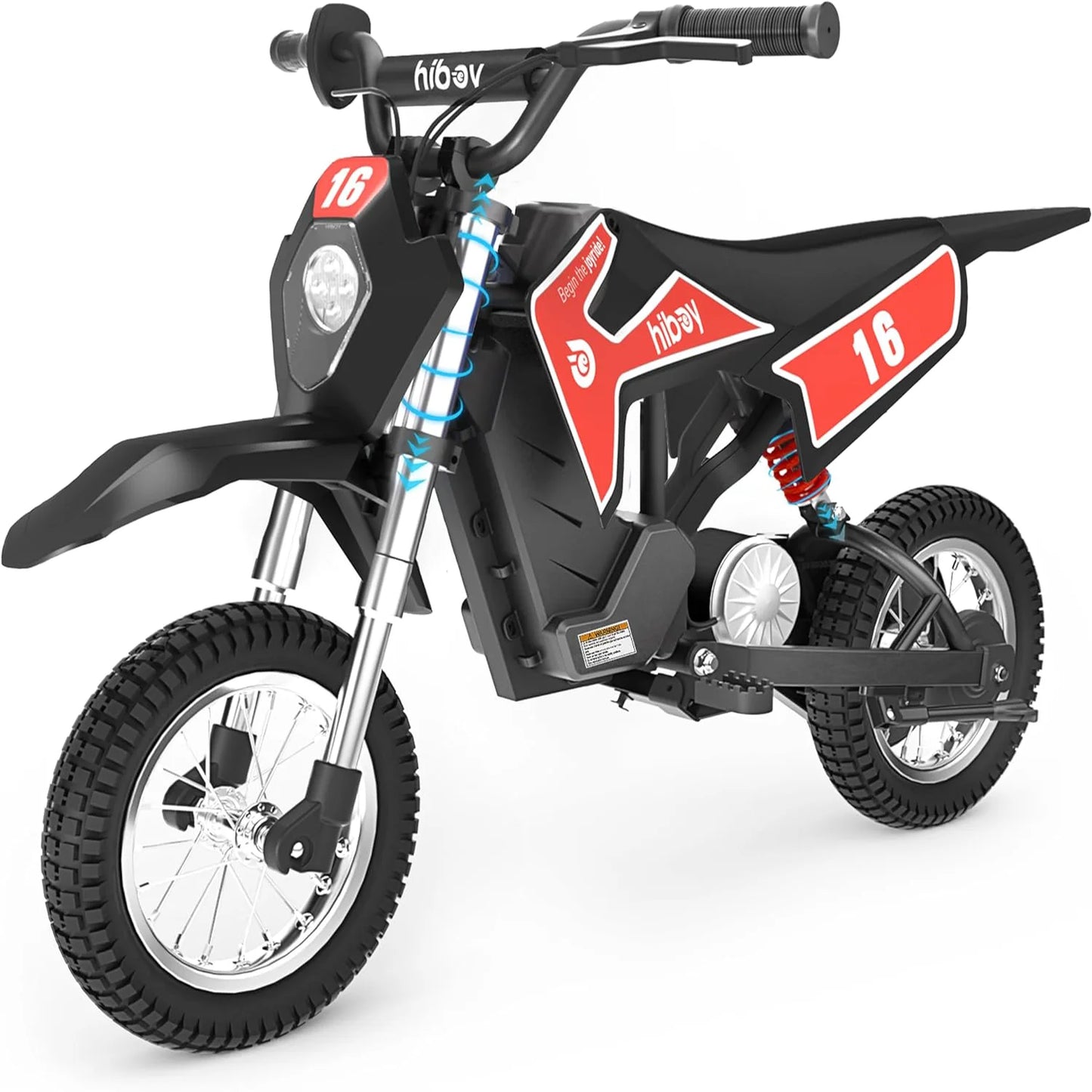 HIBOY Electric Dirt Bike 36V 300W Long-Range for Kids
