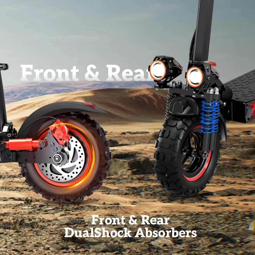 FREEBOY 1200W Foldable Electric Scooter With Seat City Commute