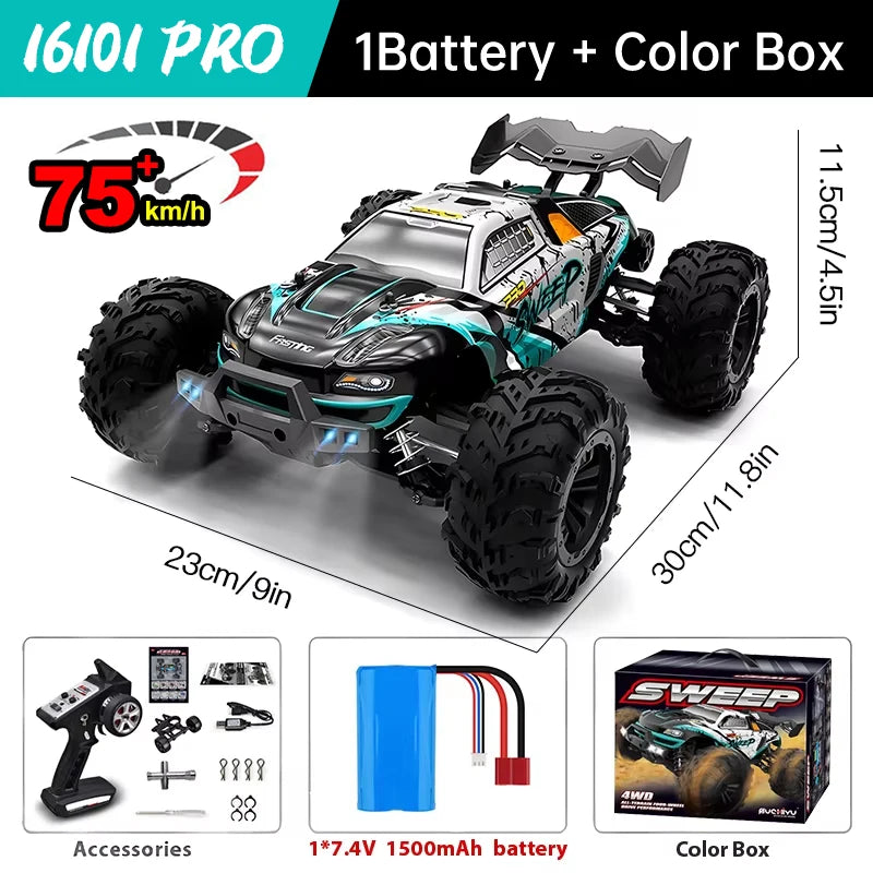 WLtoys RC Car 16101 Pro 1:16 4WD With LED Illumination