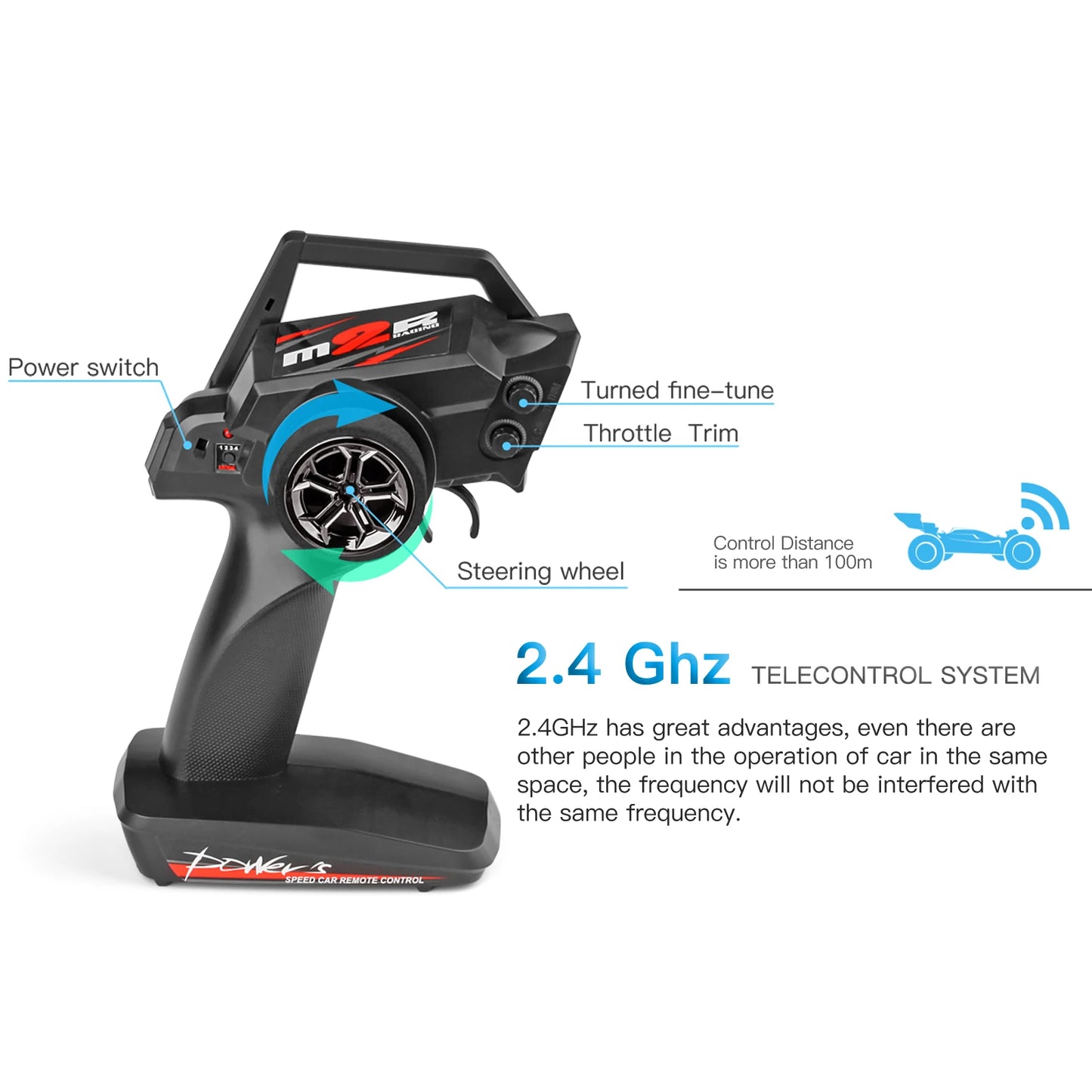 WLtoys RC Car 1:14 Scale High Speed Remote Control Vehicle