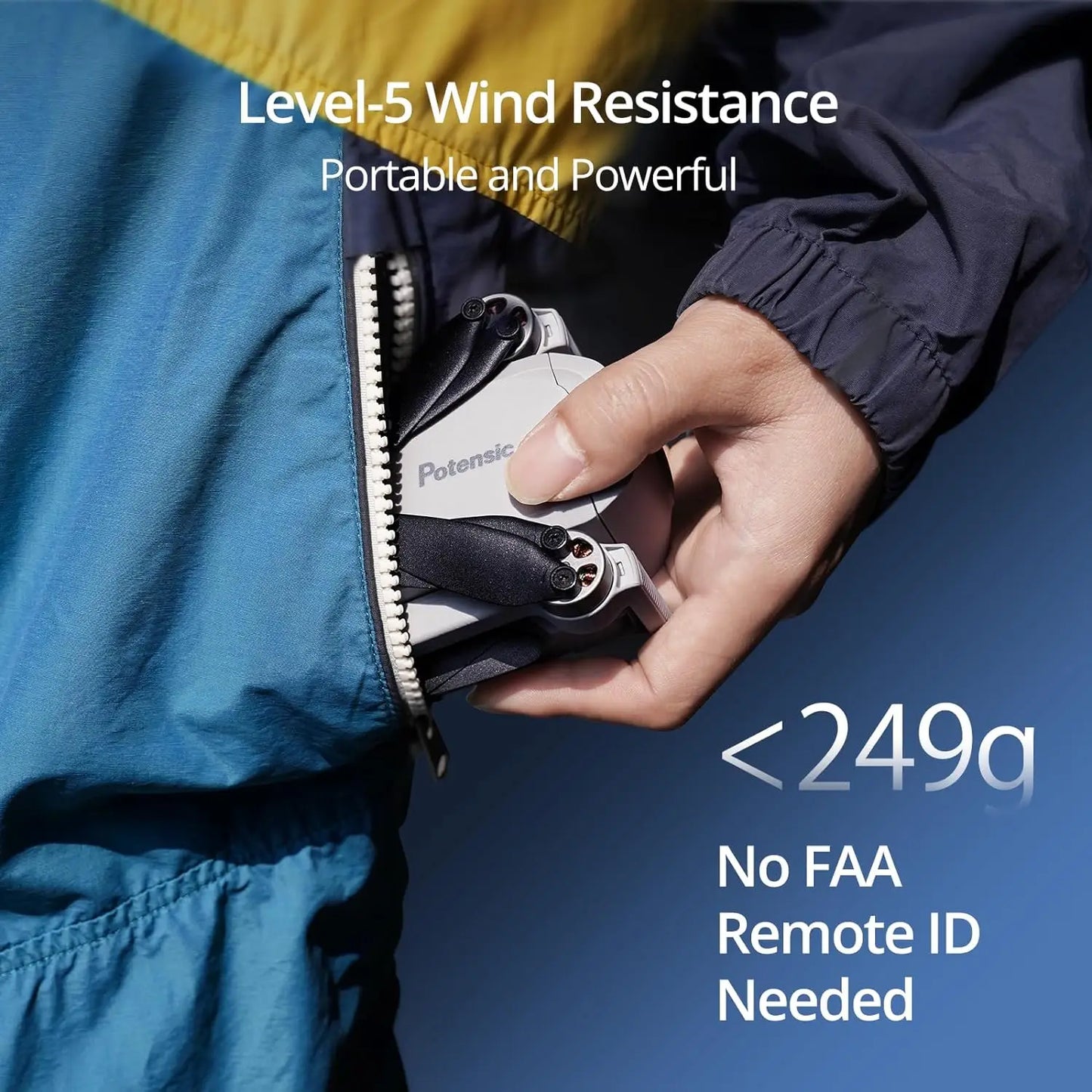 Potensic Drone With C0 Single-Axis Gimbal 4K GPS Professional