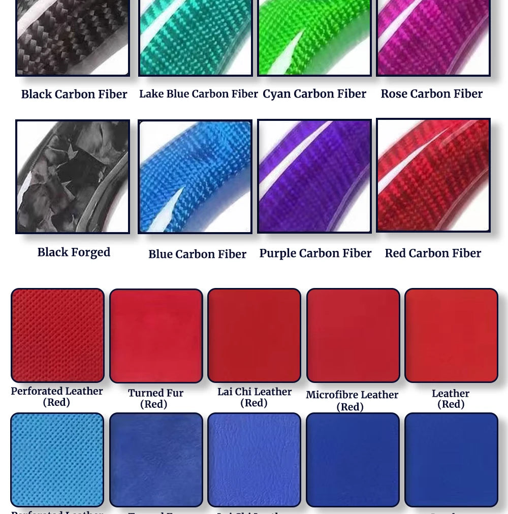 COIKA Steering Wheel Perforated Leather Sport Upgrade For BMW