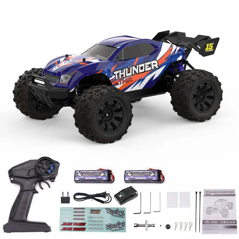 JIUSI RC Car Brushless 4WD MT14R PT14R High Speed Offroad