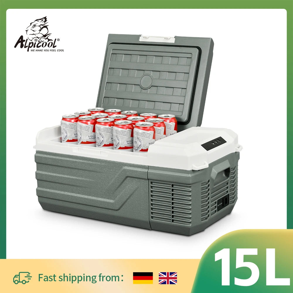 Alpicool Portable Car Refrigerator NL15 ABS And PP Durable