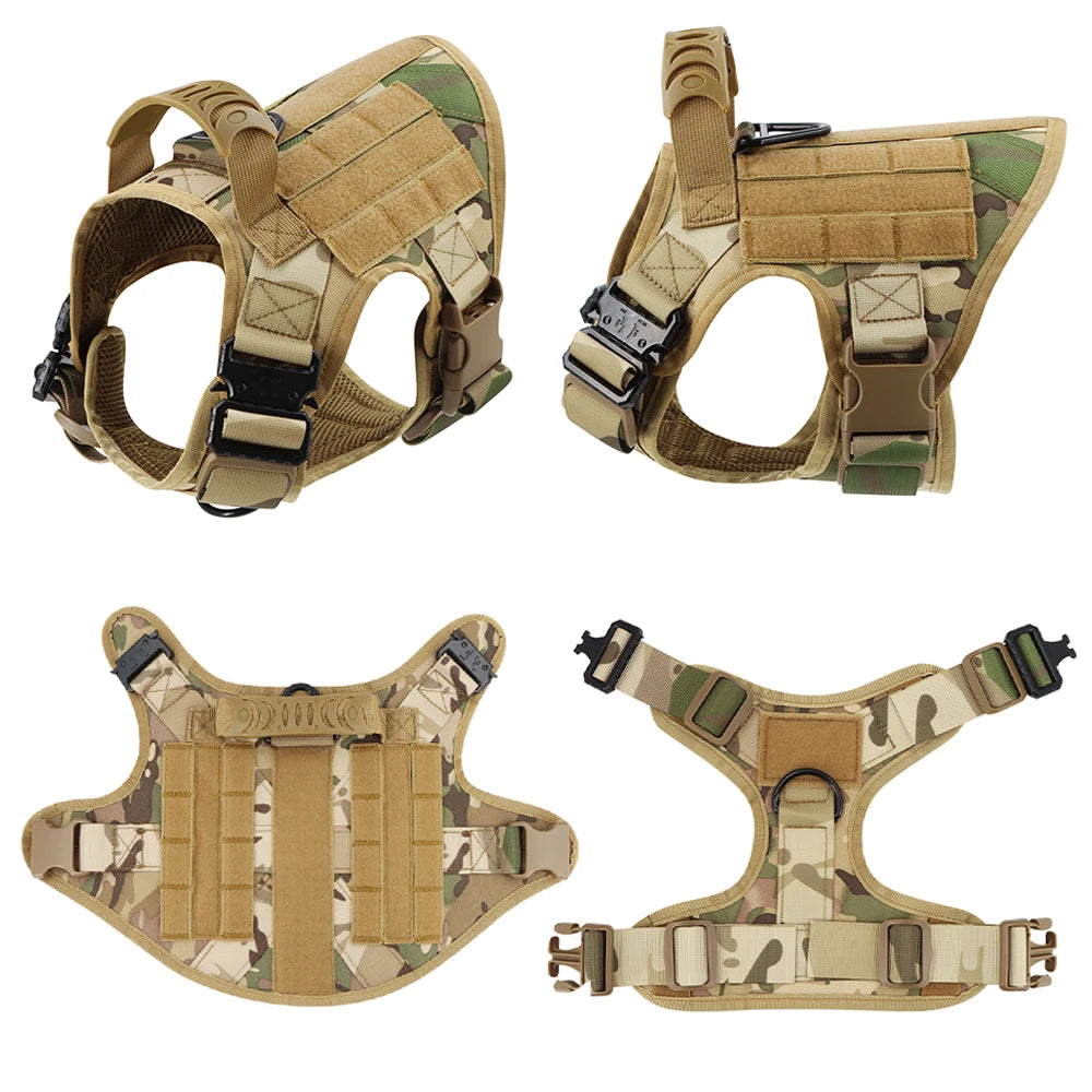 PETRAVELCN Nylon Dog Harness With Patches Set For Training And Walking