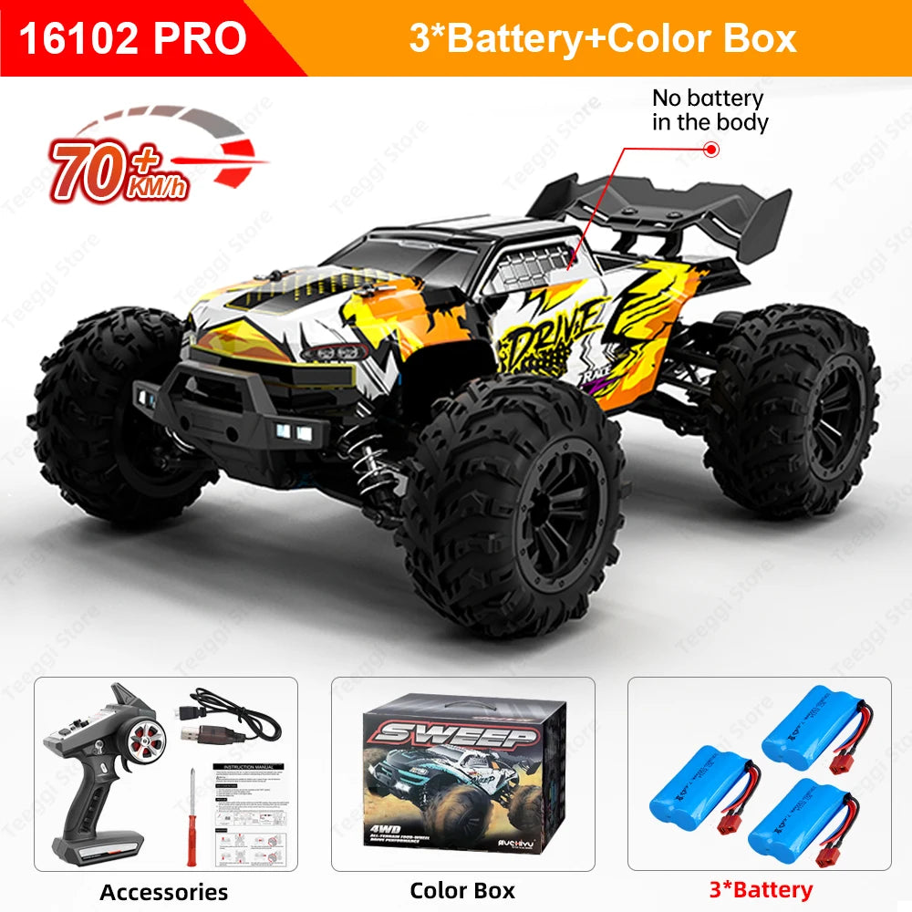 Teeggi RC Car LED Light 4WD High Speed Monster Truck