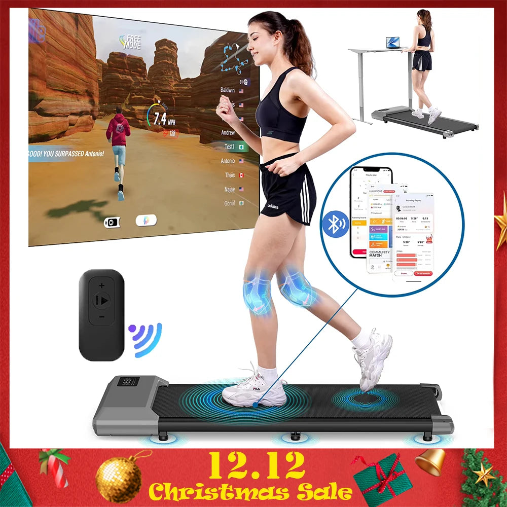 Walking Pad Portable Under Desk Treadmill For Home Office
