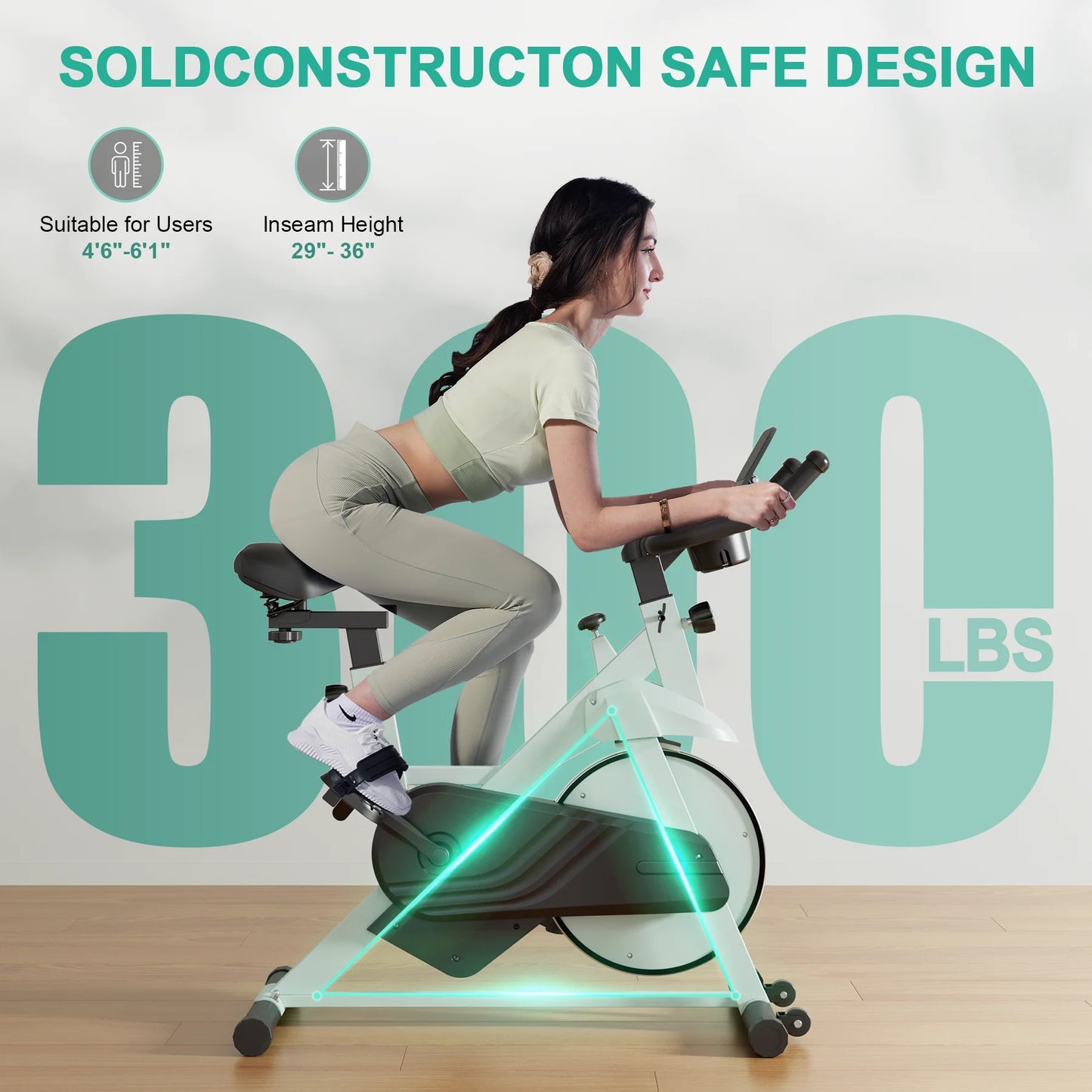 Superun Exercise Bike 32 Level Magnetic Resistance