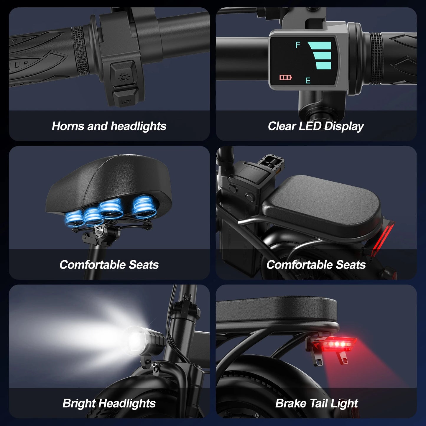 Electric Bike Removable Battery 750W Urban Commuter