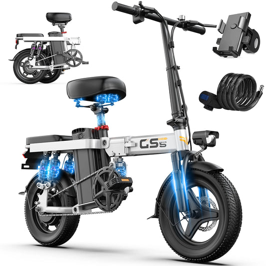 Electric Bike Folding 750W Peak Motor Commuter Ebike