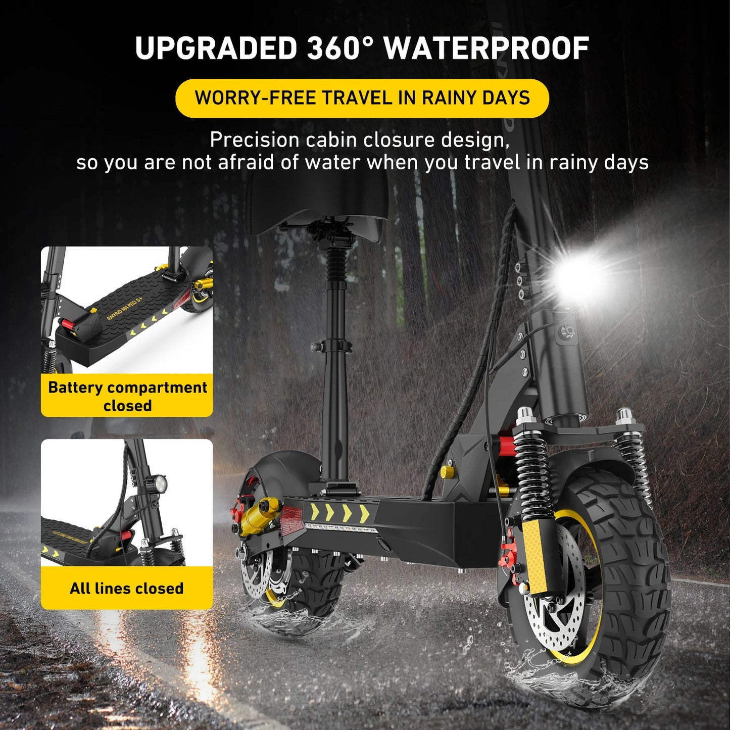 IENYRID Electric Scooter M4 Pro 800W Motor 48V Battery