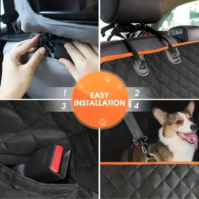 Dog Car Seat Cover Waterproof Hammock Non Slip Durable