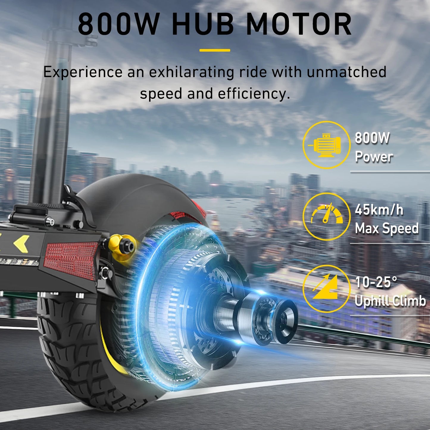 IENYRID Electric Scooter M4 Pro 800W Motor 48V Battery