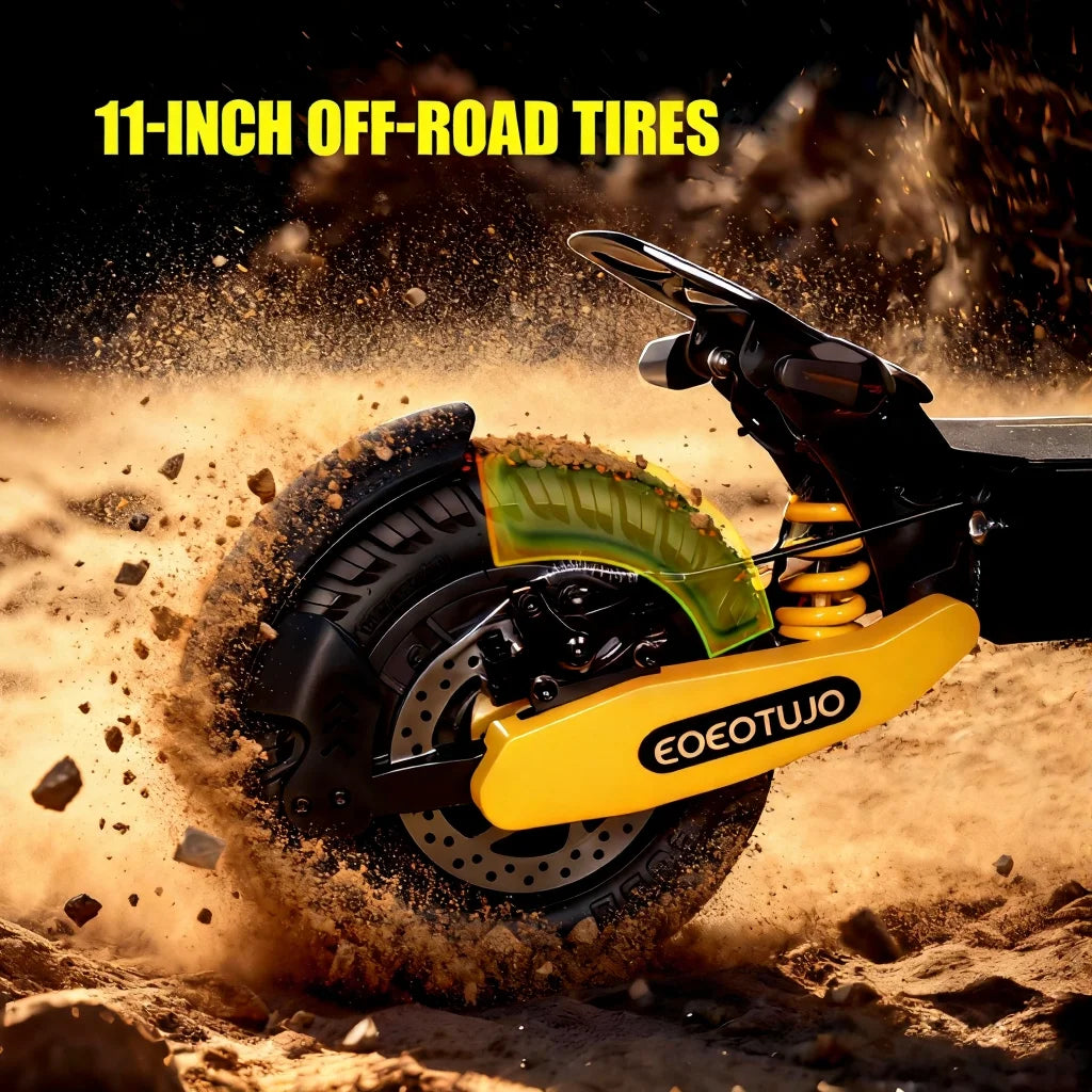 EOEOTWO GT06 Electric Scooter Off-Road Dual Suspension