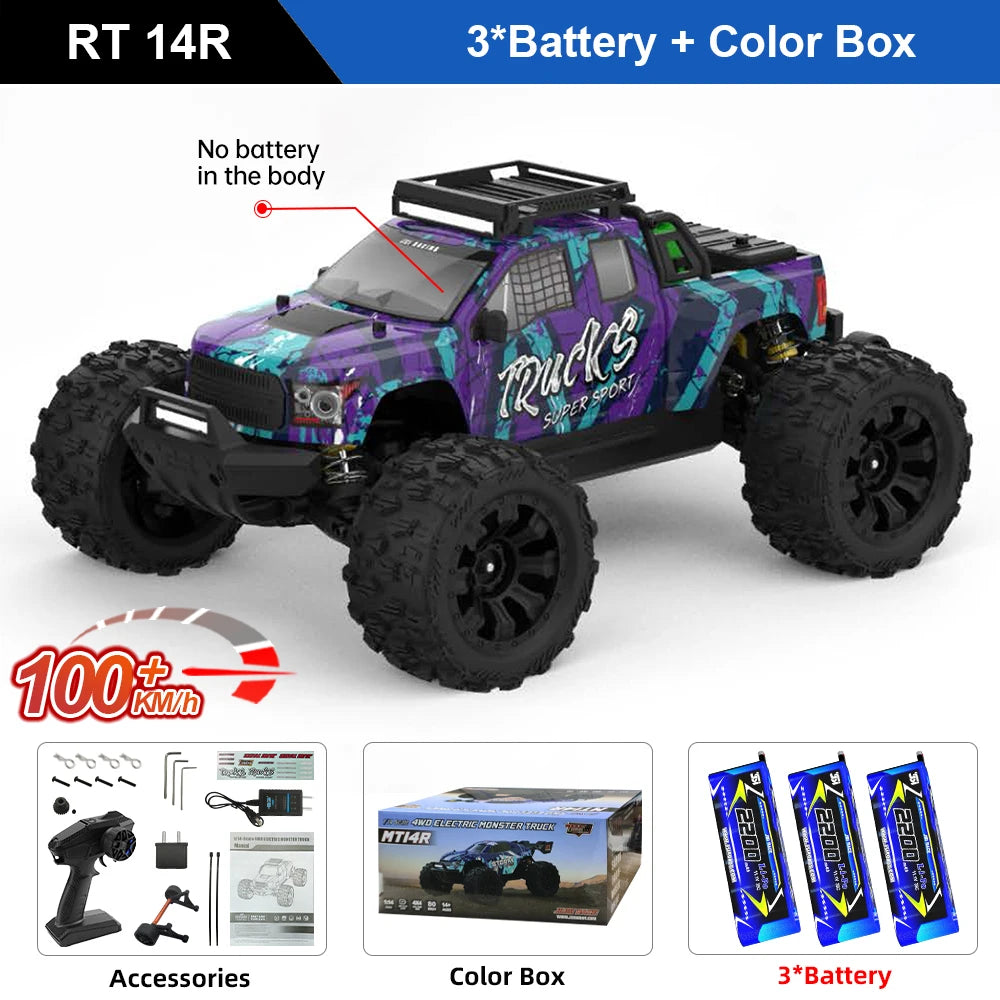 Teeggi RC Car 4WD High-Speed Brushless 3S Remote Control