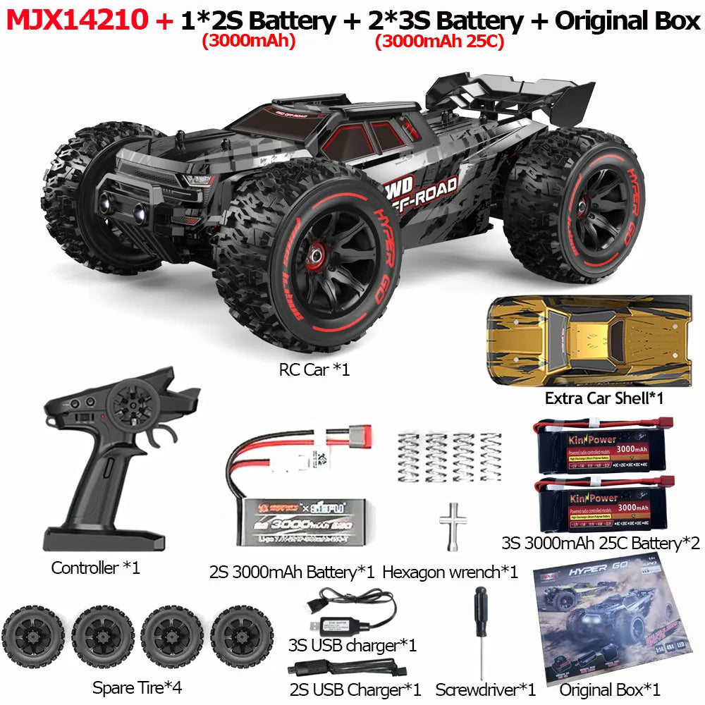 JIUSI RC Car Brushless 4WD Offroad Racing Hobby Toy