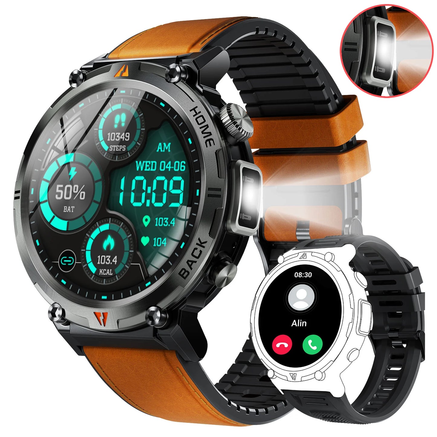 Smartwatch Health Monitor Premium Edition Modern Lightweight