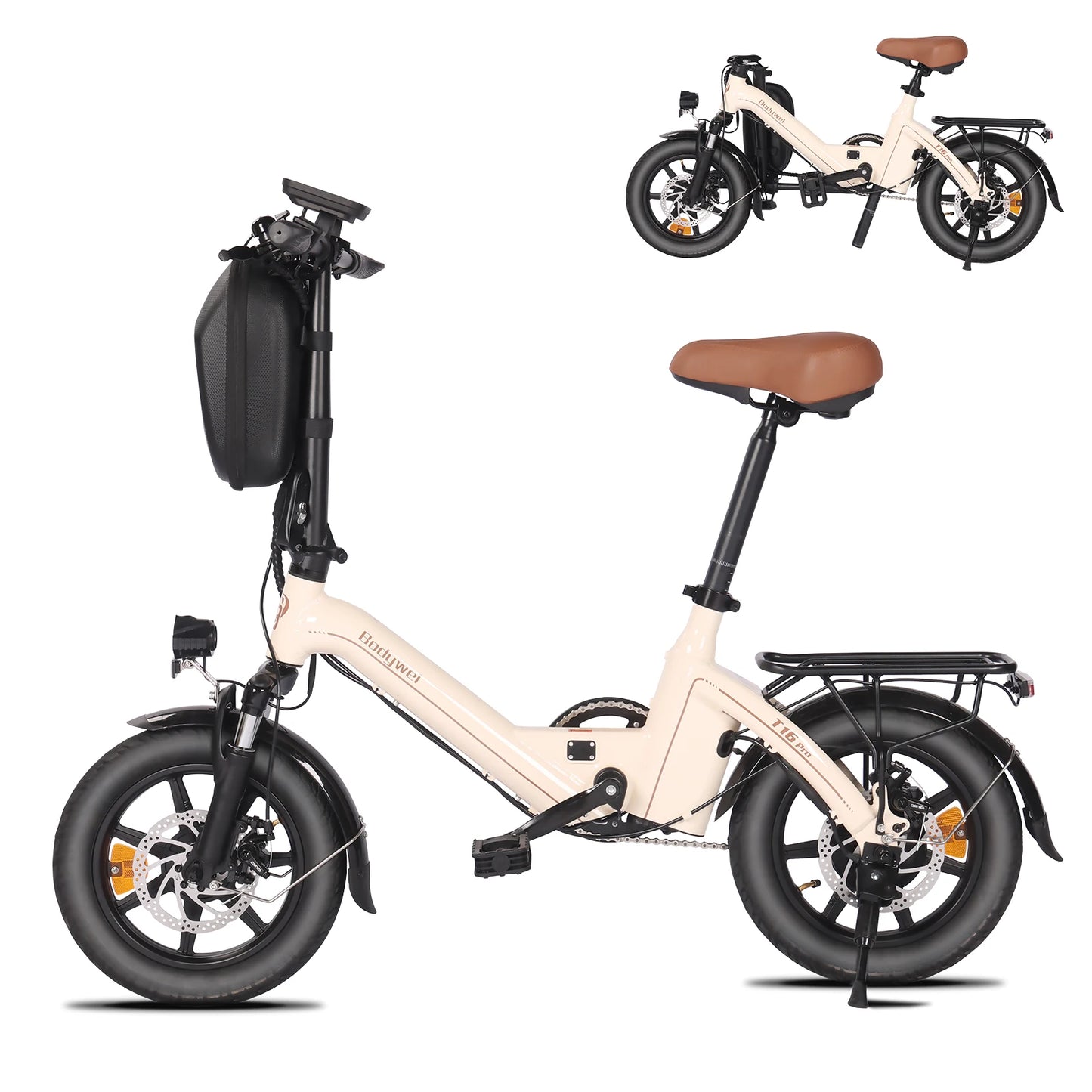 Bodywel Electric Bicycle Folding Aluminum Frame 250W