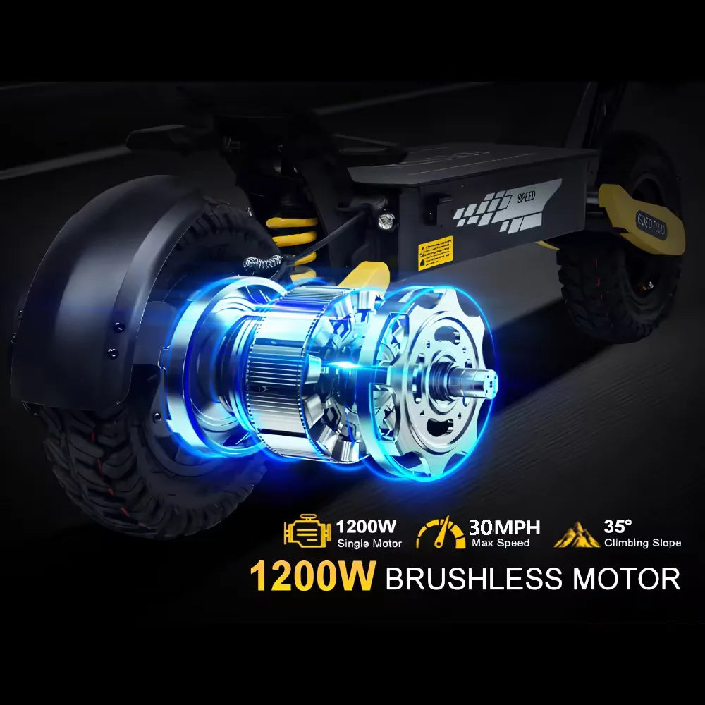 EOEOTWO GT06 Electric Scooter Off-Road Dual Suspension