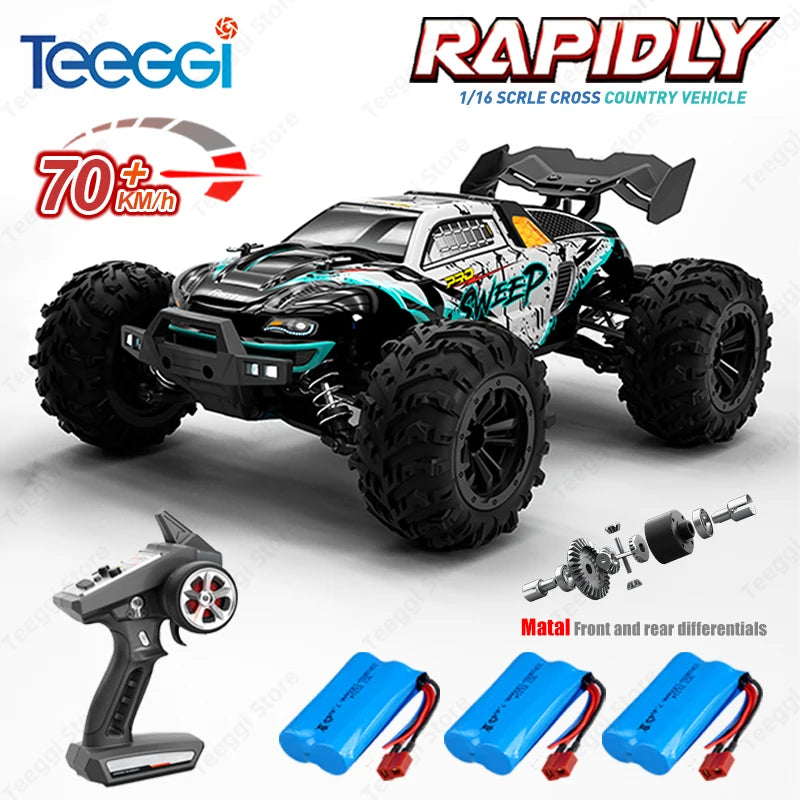 Teeggi RC Car LED Light 4WD High Speed Monster Truck