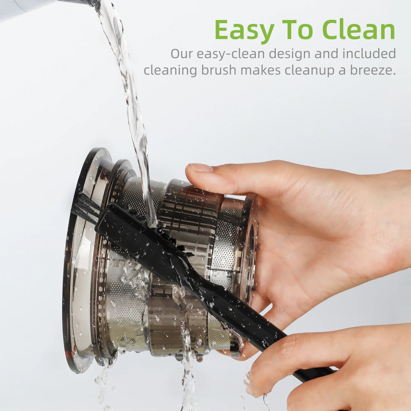 Biolomix Cold Press Juicer With Wide Feed Chute Quiet Operation