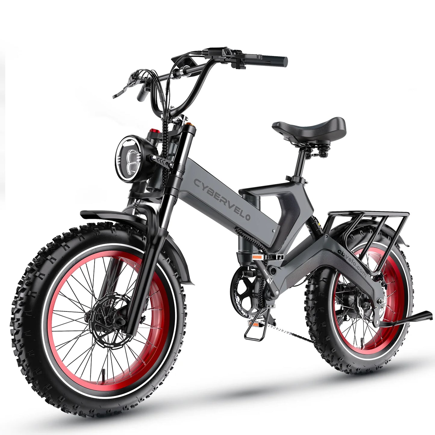 CYBERVELO Folding Electric Bike 2000W Peak Pro Motor