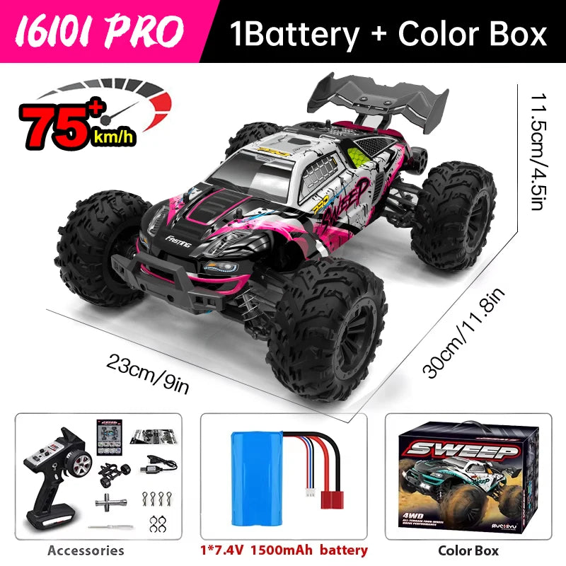 WLtoys RC Car 16101 Pro 1:16 4WD With LED Illumination