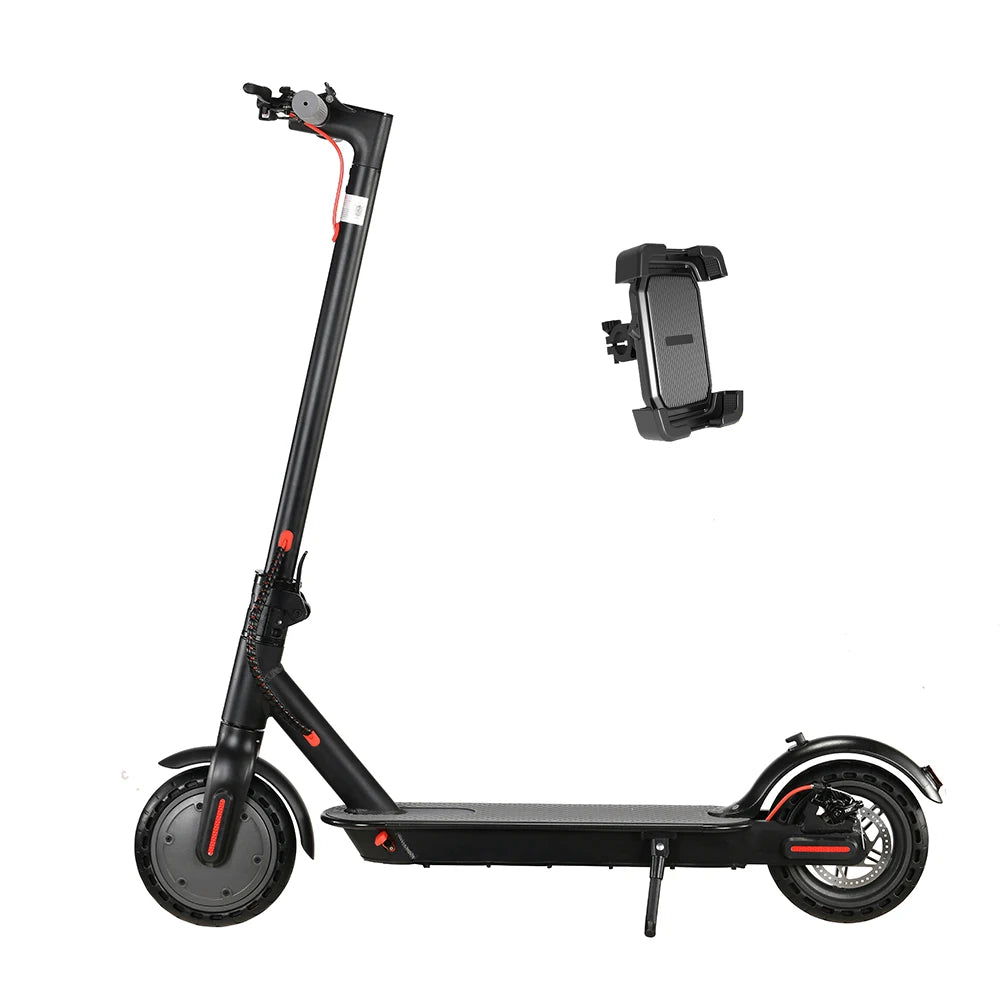 FREEBOY Electric Scooter Foldable With Solid Tires And Dual Brakes