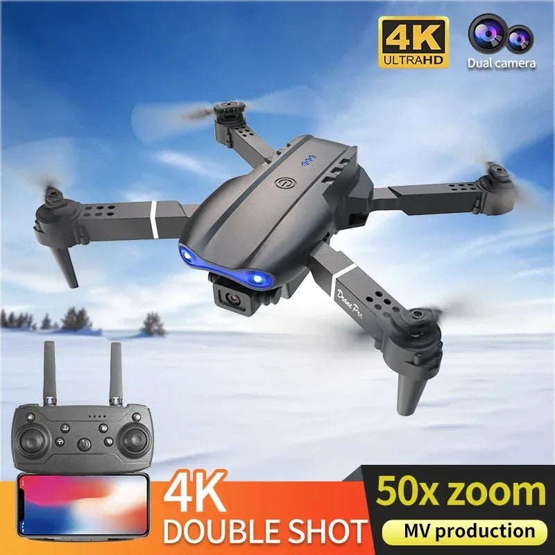Drone Foldable 4K Dual Camera Quadcopter for Aerial Photography