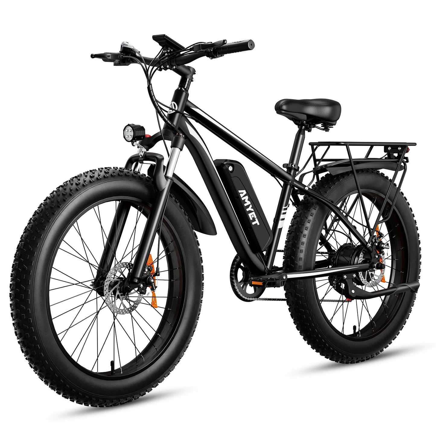 AMYET EB26 Electric Mountain Bike Fat Tire Dual Shock