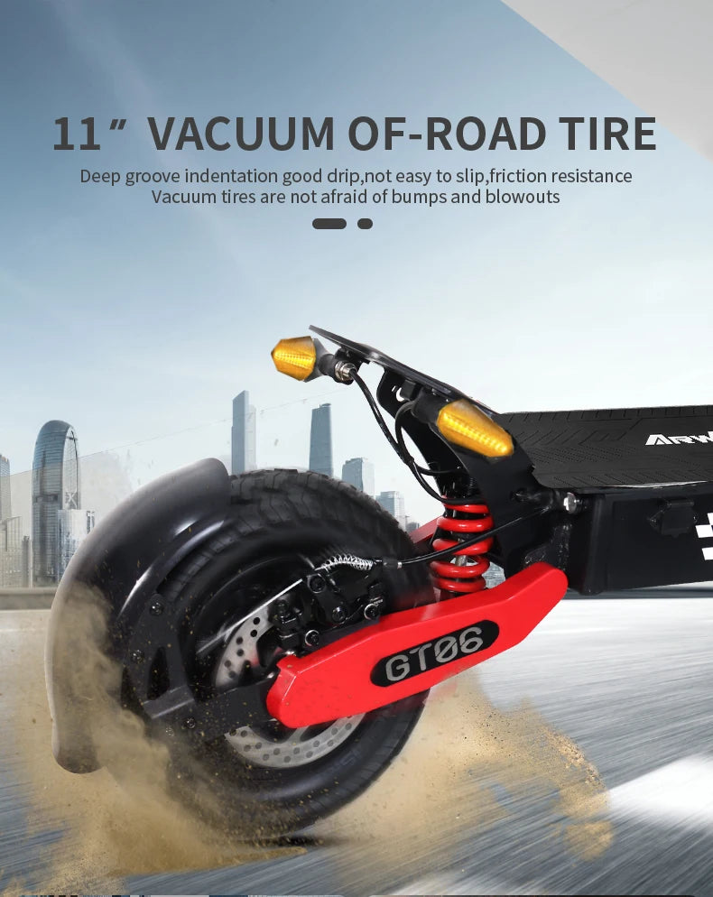 Arwibon Electric Scooter Foldable Aluminum Frame Pro Edition