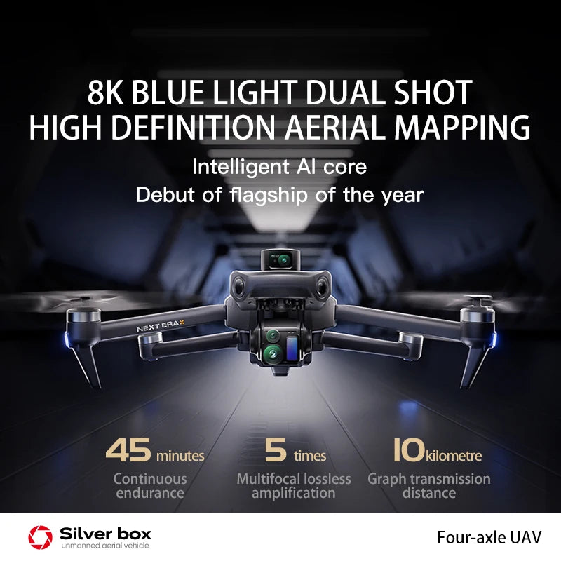 JJRCC Drone 8K GPS With Screen Remote Control Brushless Quadcopter